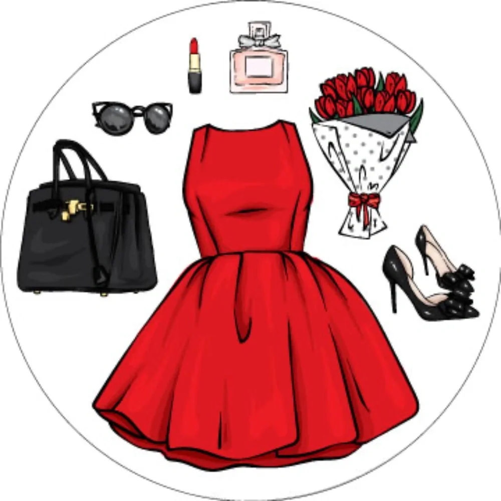 x60 Handbag Shoes Stickers Fashion Scrapbook Planner Stickers